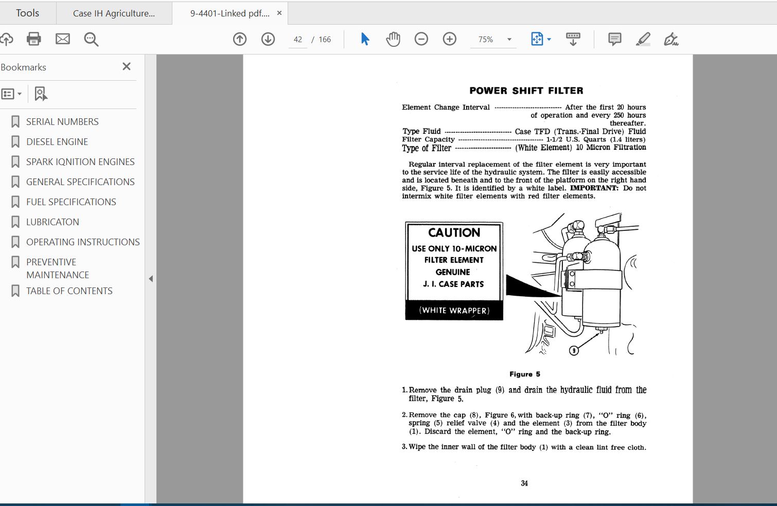 Case IH Tractor 870 Operators Manual9 4401 4
