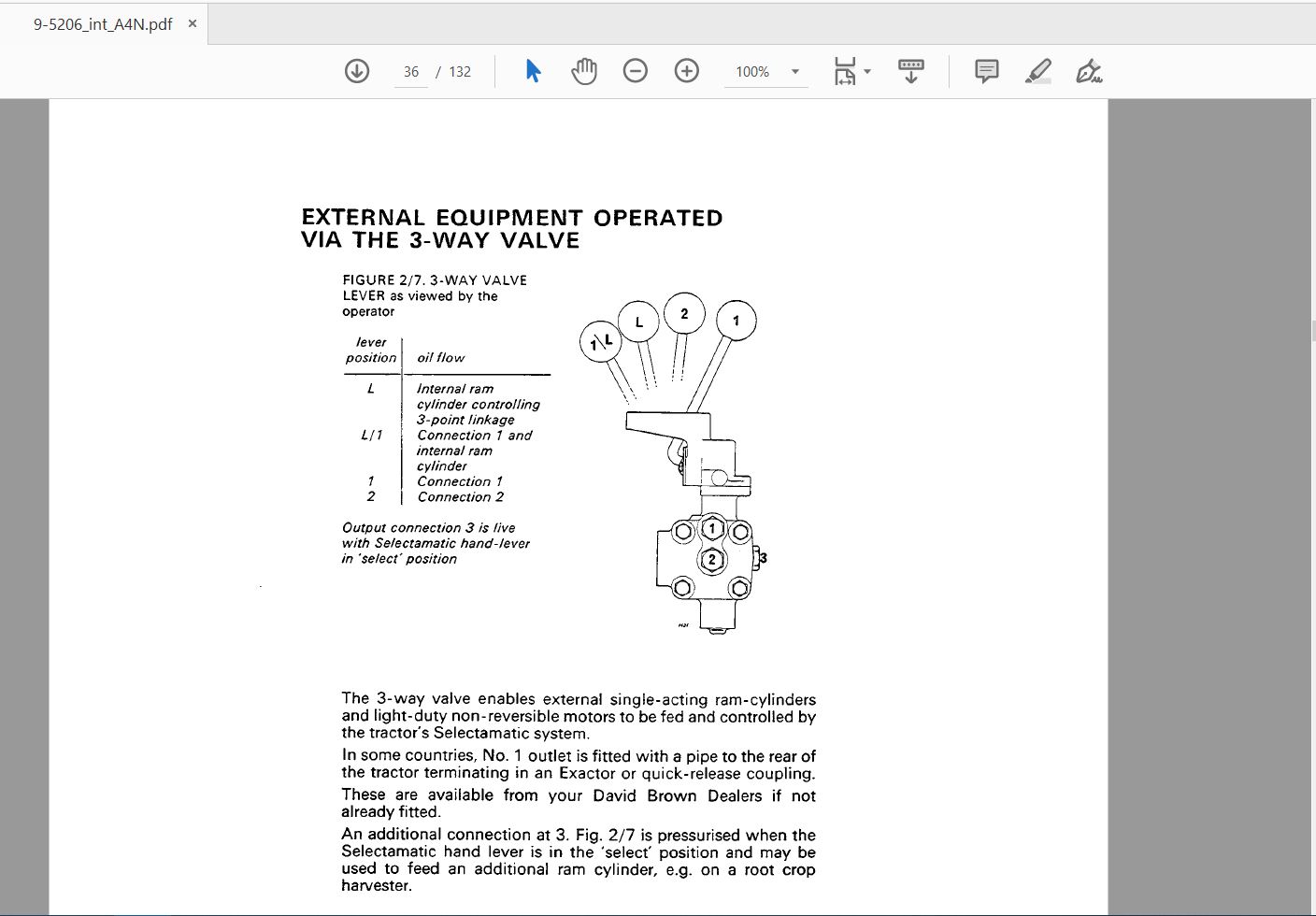 Case IH Tractor 885 885N Operators Manual9 5206 3