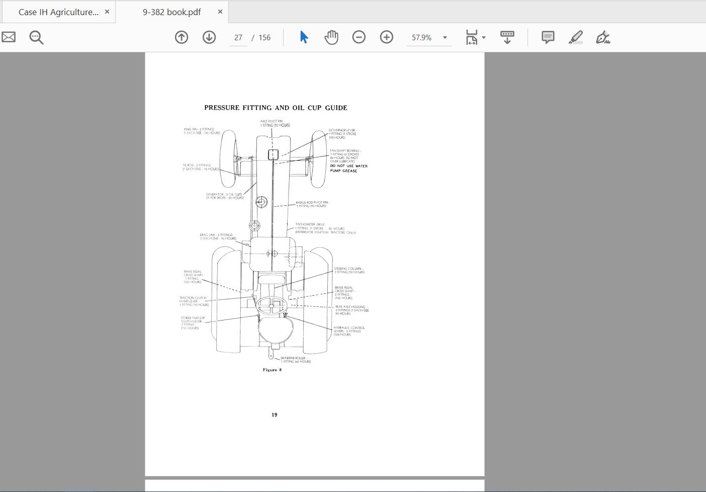 Case IH Tractor 900 LP Gas Wheel Operators Manual9 382 3