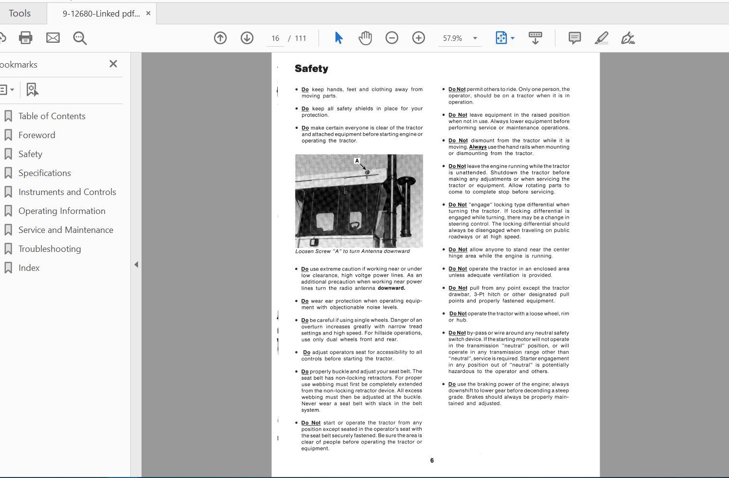 Case IH Tractor 9190 Operators Manual9 12680 2