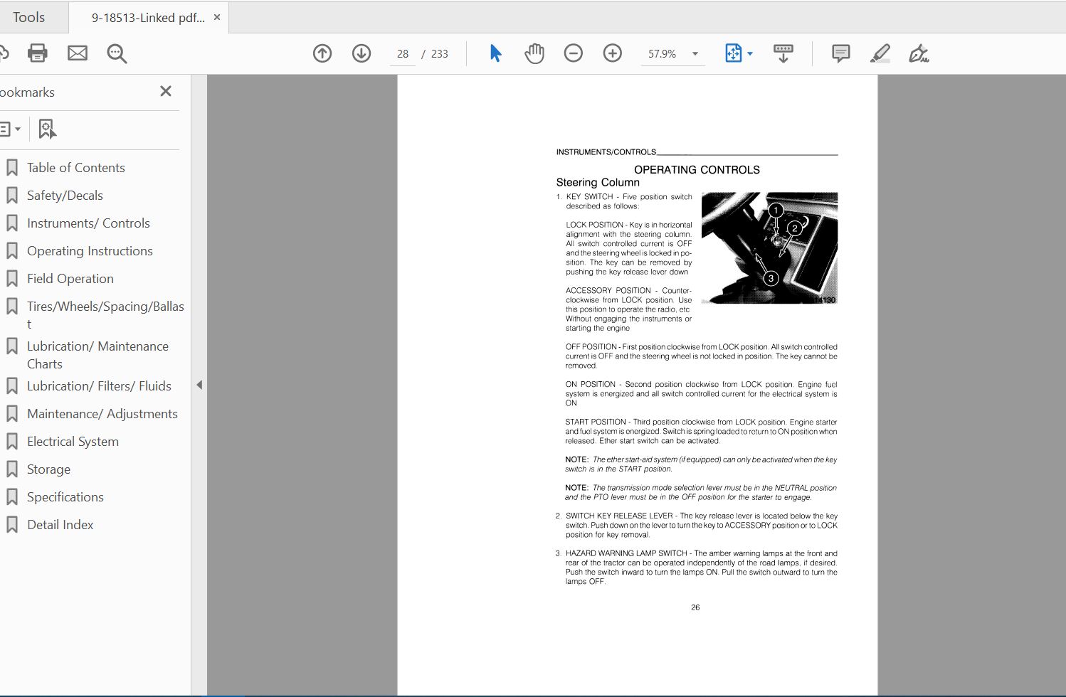 Case IH Tractor 9250 Operators Manual9 18513 3