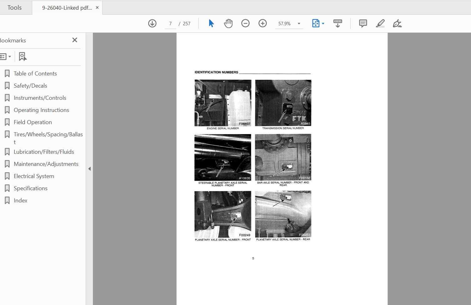 Case IH Tractor 9350 Operators Manual9 26040 2