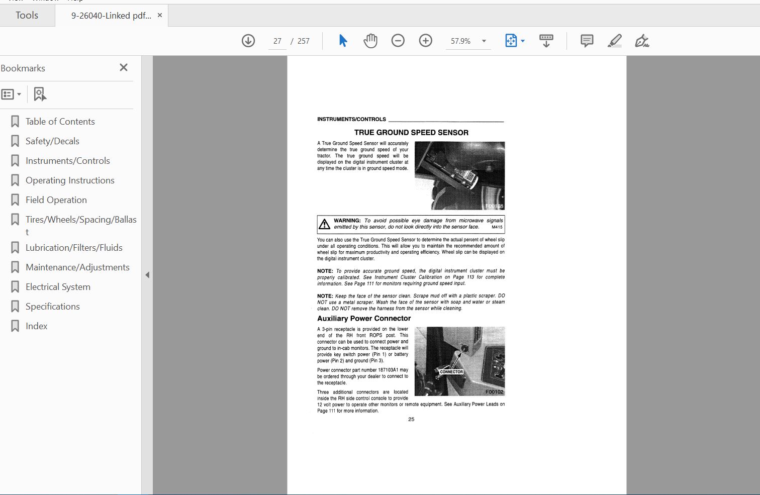 Case IH Tractor 9350 Operators Manual9 26040 4