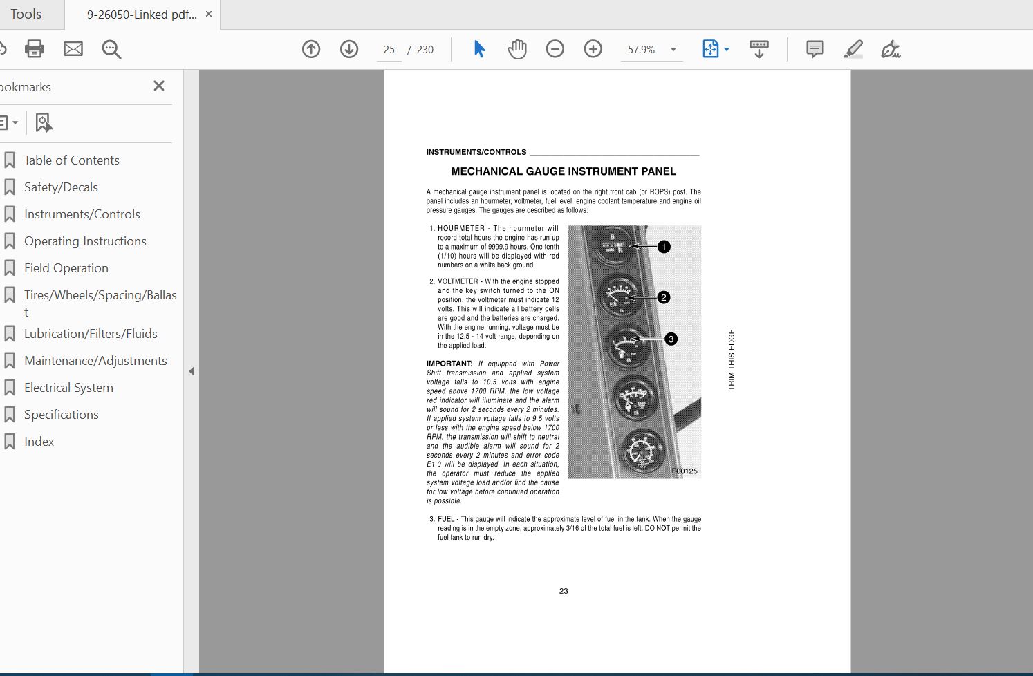 Case IH Tractor 9370 9380   Prior To SN JJe0036001 Operators Manual9 26050 2