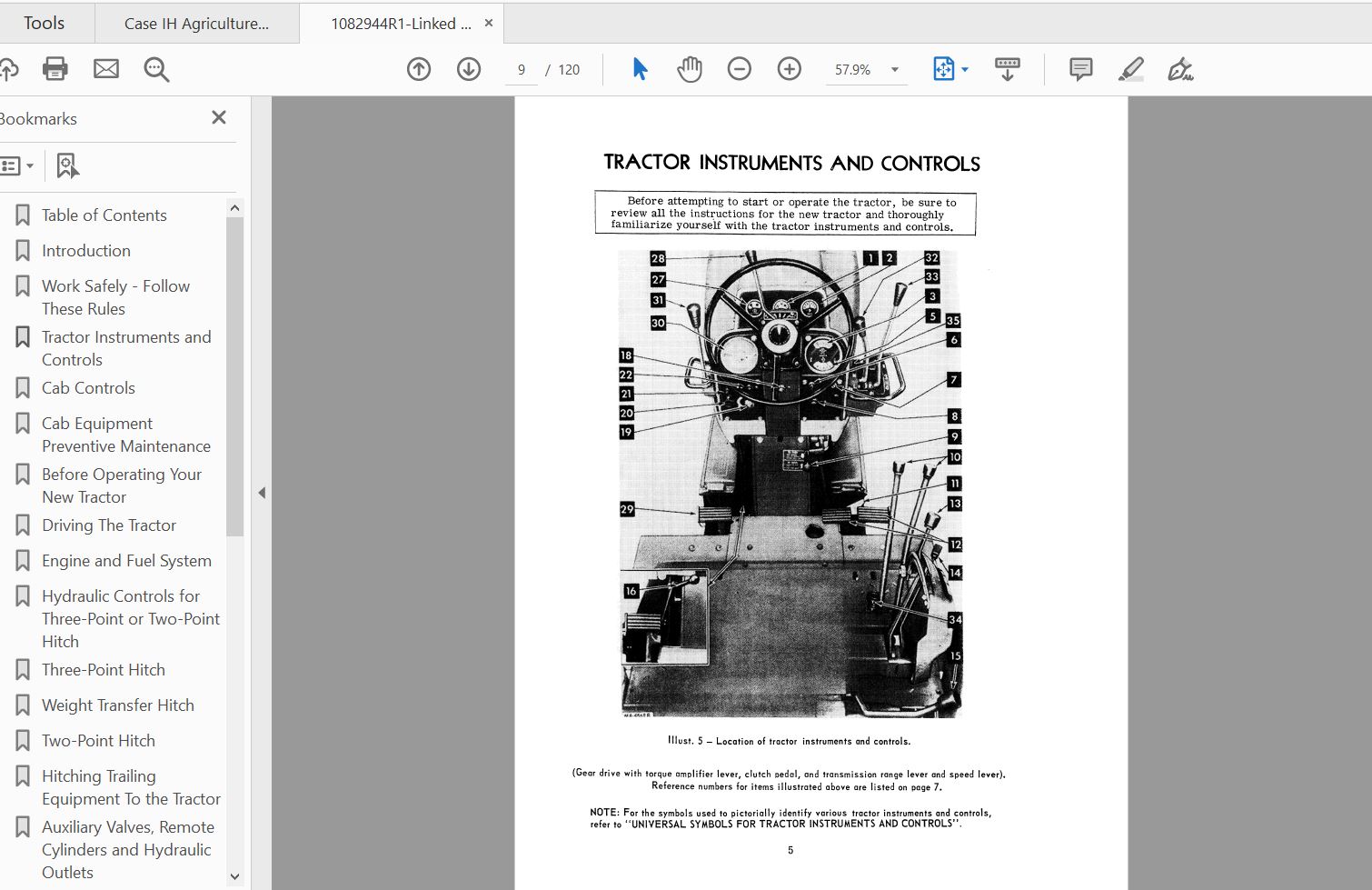 Case IH Tractor 966 Operators Manual1082944R1 3