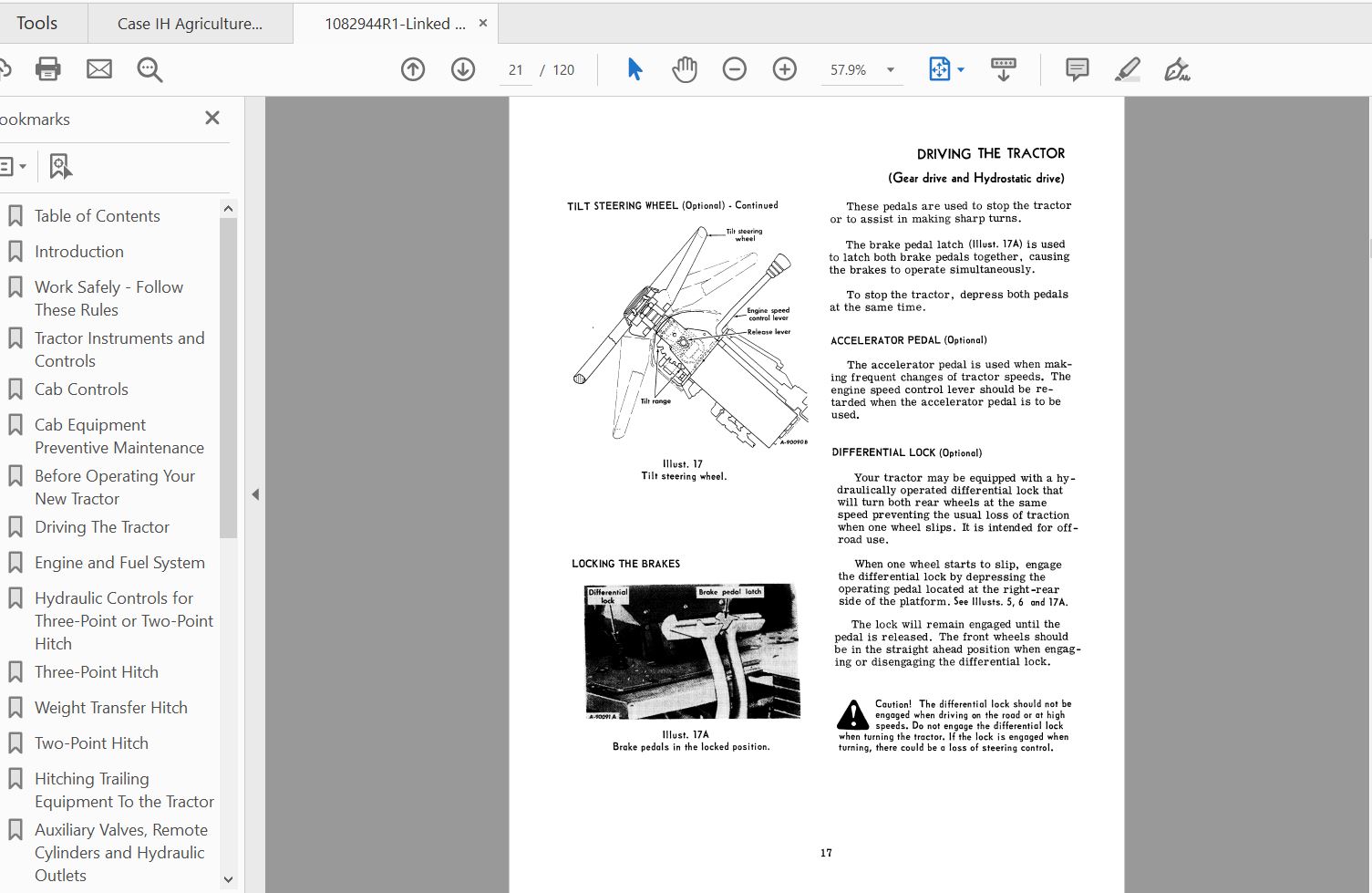 Case IH Tractor 966 Operators Manual1082944R1 4