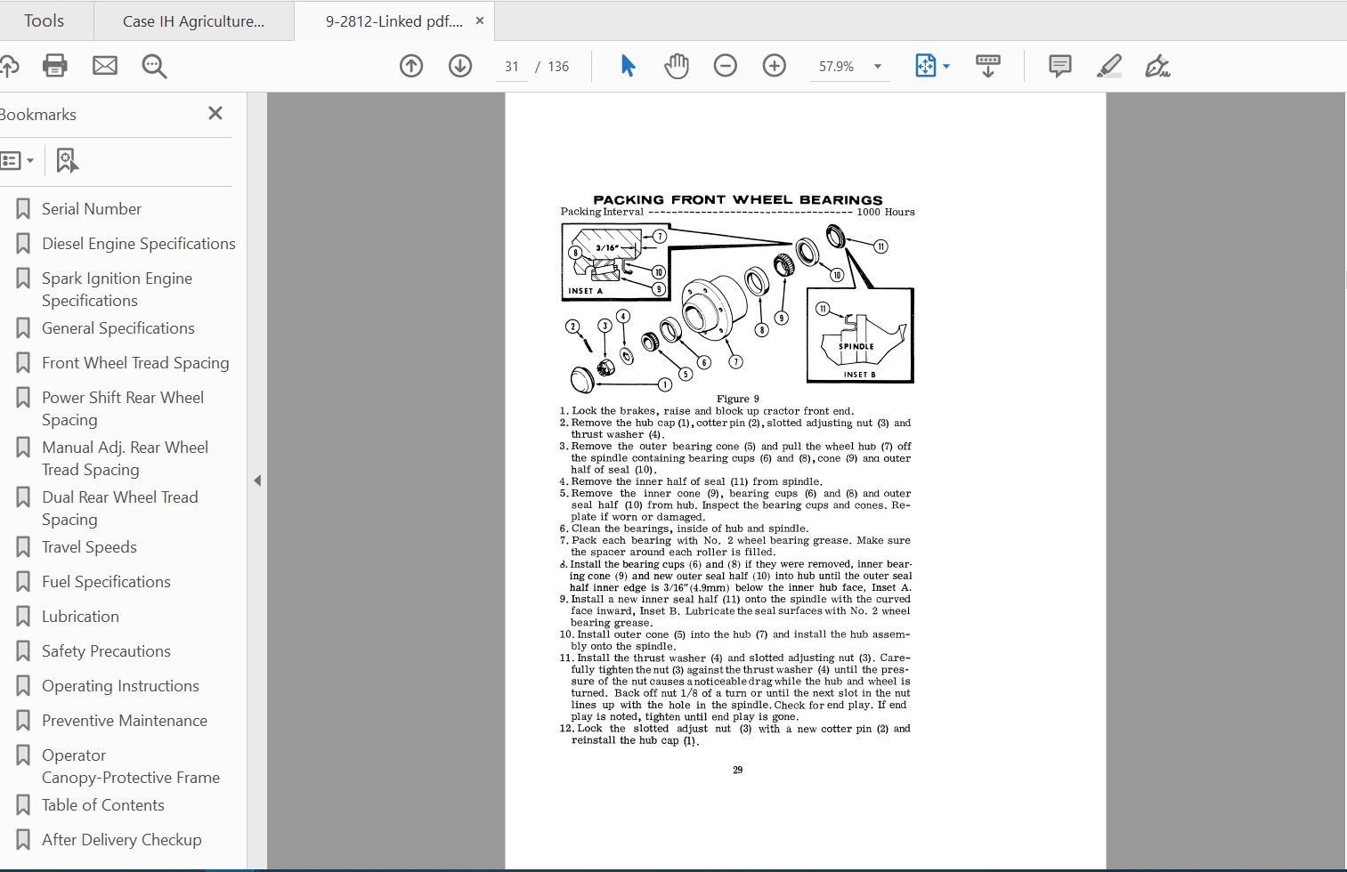 Case IH Tractor 970 Operators Manual9 2812 4