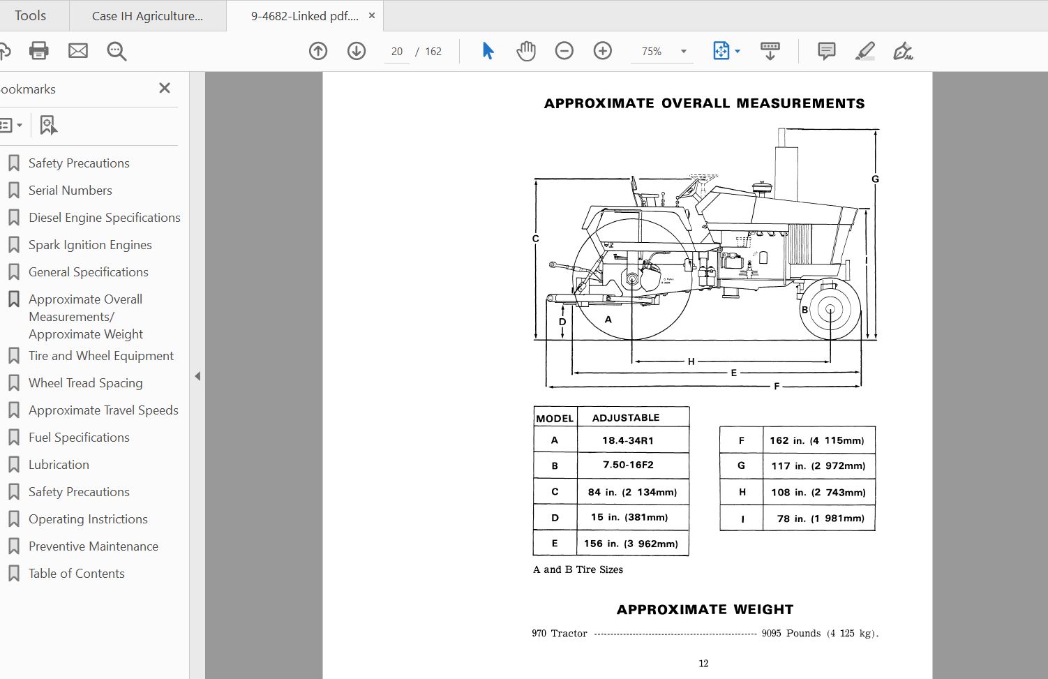 Case IH Tractor 970 Operators Manual9 4682 2KLb90