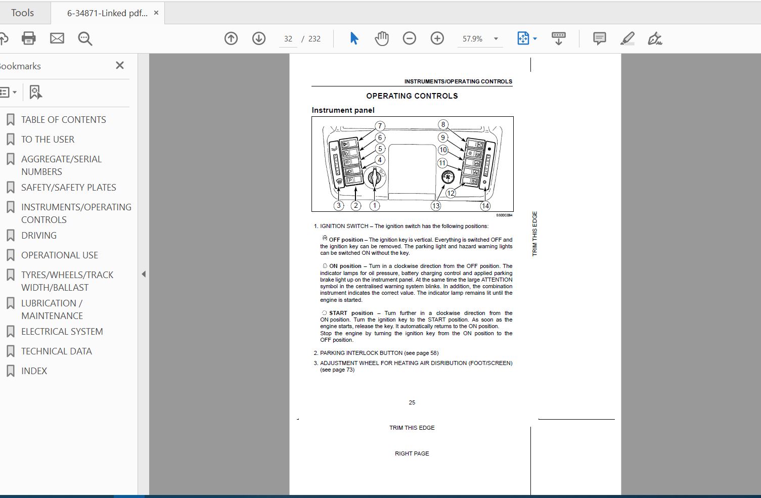 Case IH Tractor CVX 120 CVX 130 CVX 150 CVX 170 Operators Manual6 34871 4