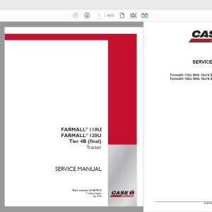 Case IH Tractor FARMALL 110U120U Service Manual51487919 1