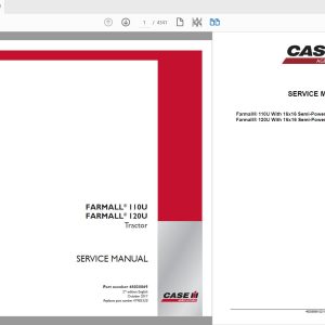 Case IH Tractor Farmall 110U 120U Service Manual48038069 1