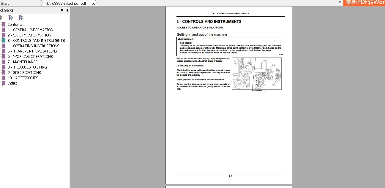 Case IH Tractor Farmall 75N 85N 95N 105N Operators Manual47768392 2