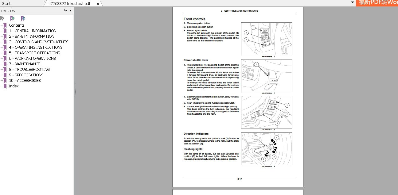 Case IH Tractor Farmall 75N 85N 95N 105N Operators Manual47768392 3
