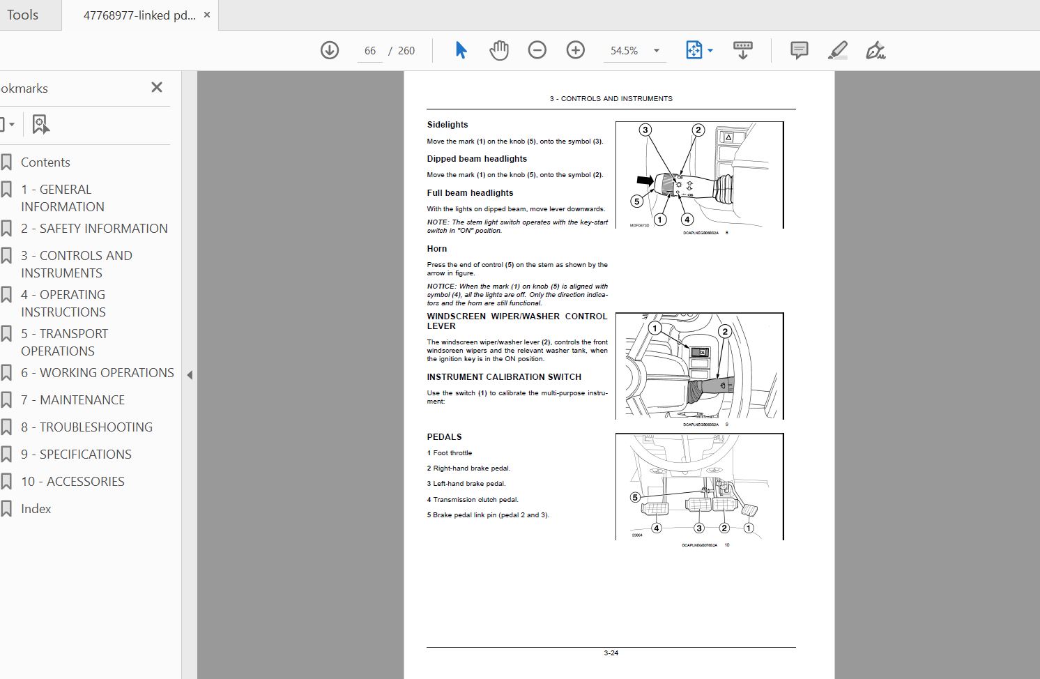 Case IH Tractor Farmall 85U95U105U Operators Manual47768977 4