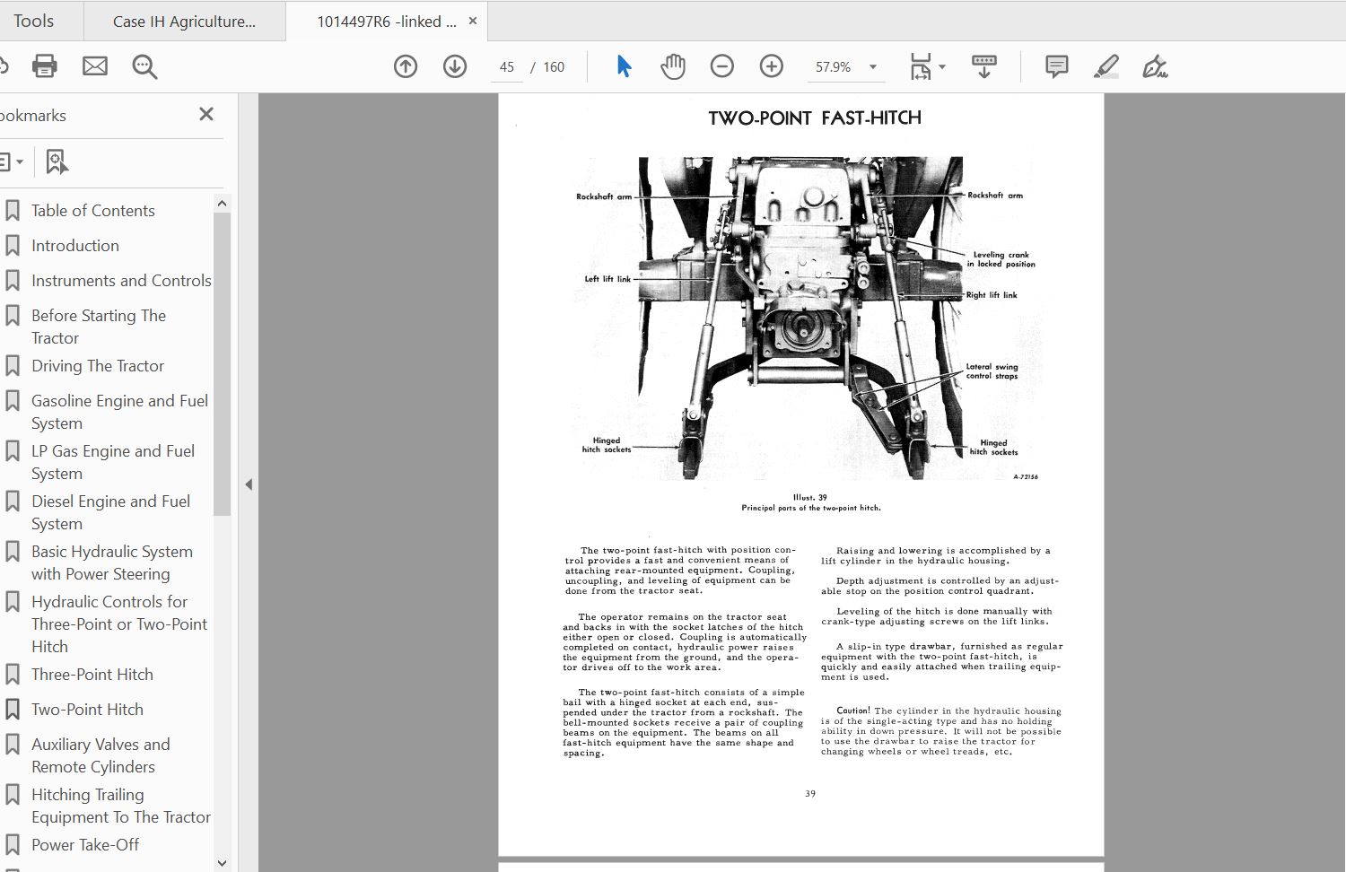 Case IH Tractor Farmall and International 504 Operators Manual1014497R6 4