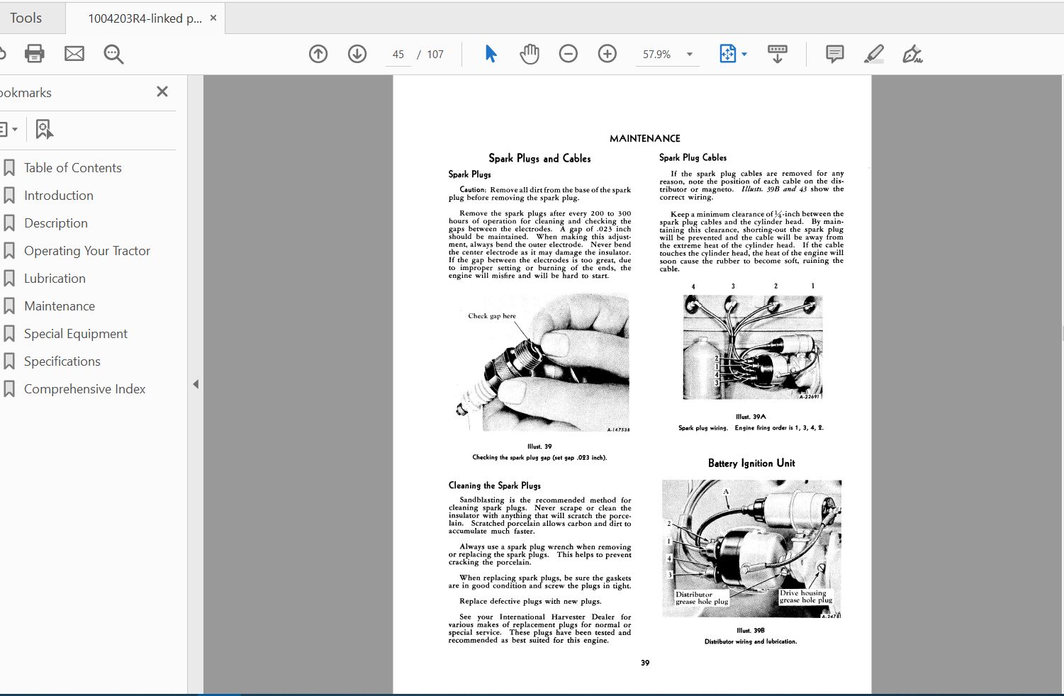 Case IH Tractor HHV Operators Manual1004203R4 4