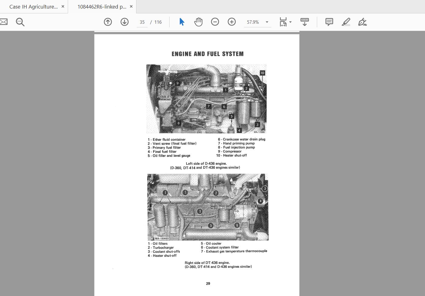 Case IH Tractor International 886986108614861586 and Hydro 186 Operators Manual1084462R6 4