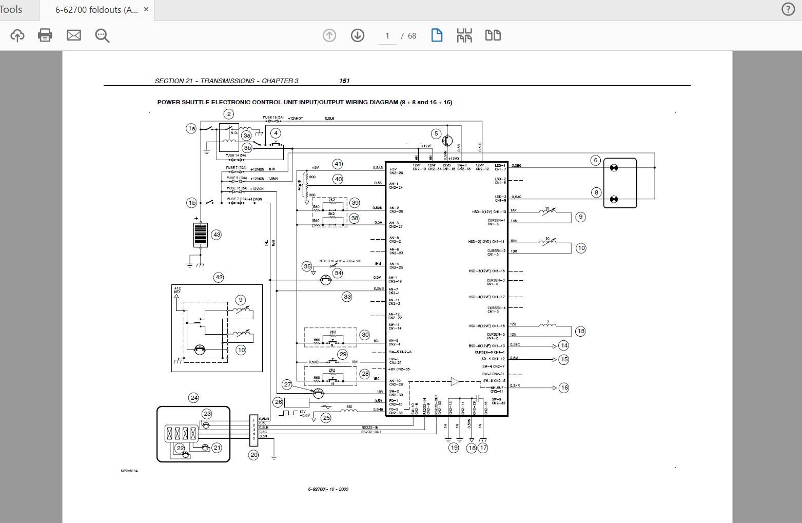 Case IH Tractor JX1060CJX1070CJX1075C Service Manual6 62700 1
