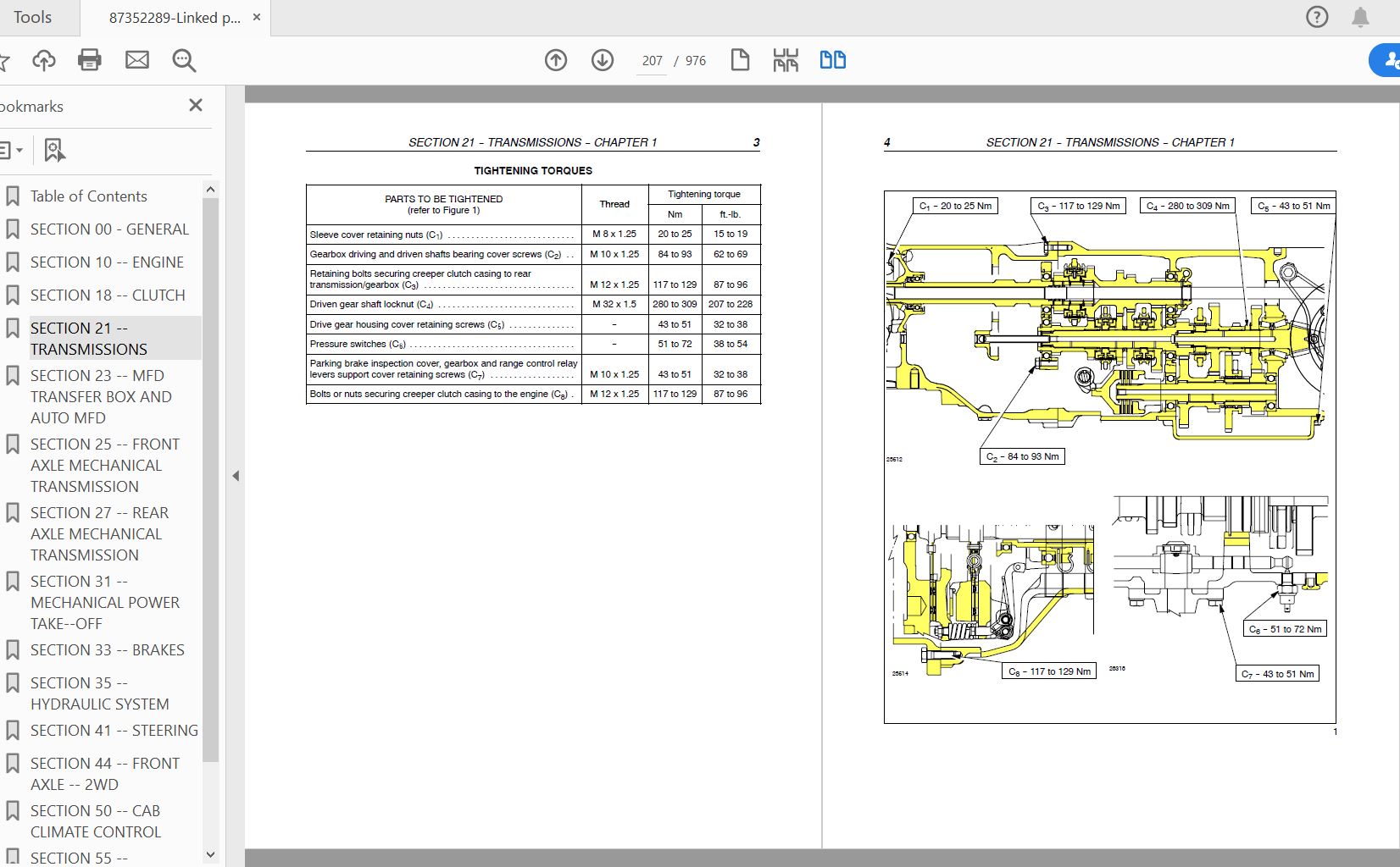 Case IH Tractor JX1075N JX1095N Service Manual87352289 2