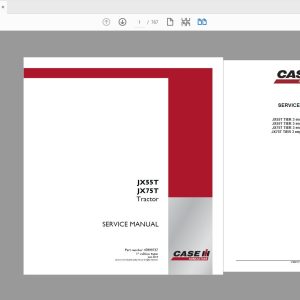 Case IH Tractor JX55T JX75T Service Manual47899737 1