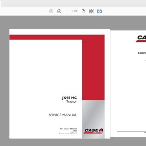 Case IH Tractor JX95 HC Service Manual48013265 1