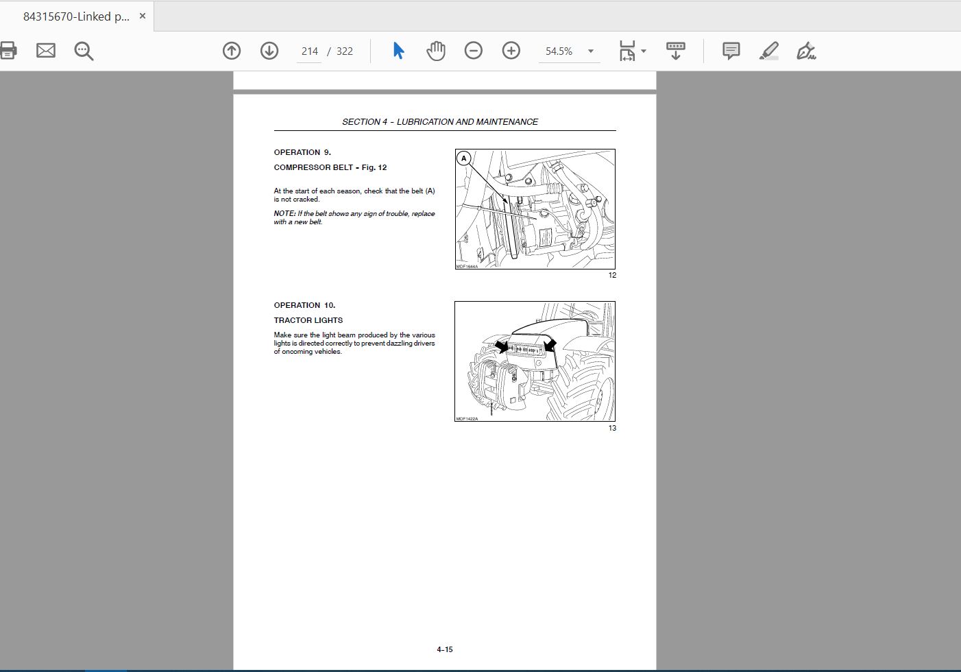 Case IH Tractor JXU758595JXU105115 Operators Manual84315670 4
