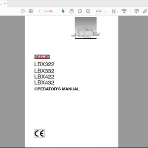Case IH Tractor LBX322332422432 Operators Manual87541636 1