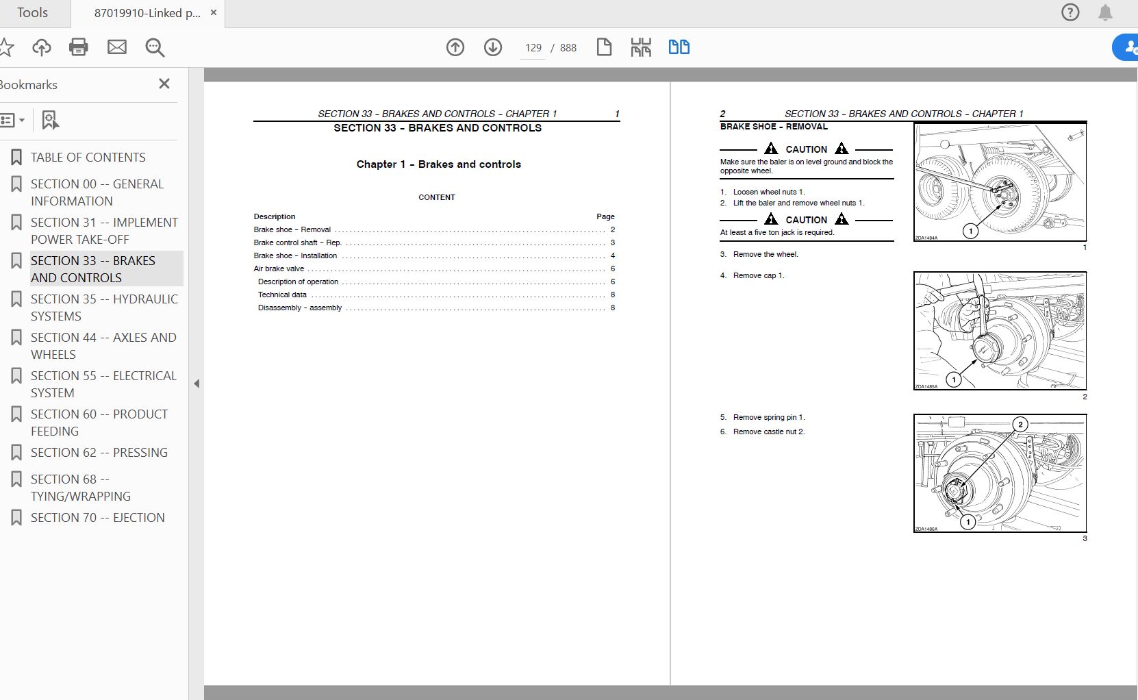 Case IH Tractor LBX331LBX421LBX431 Baler Service Manual87019910 2