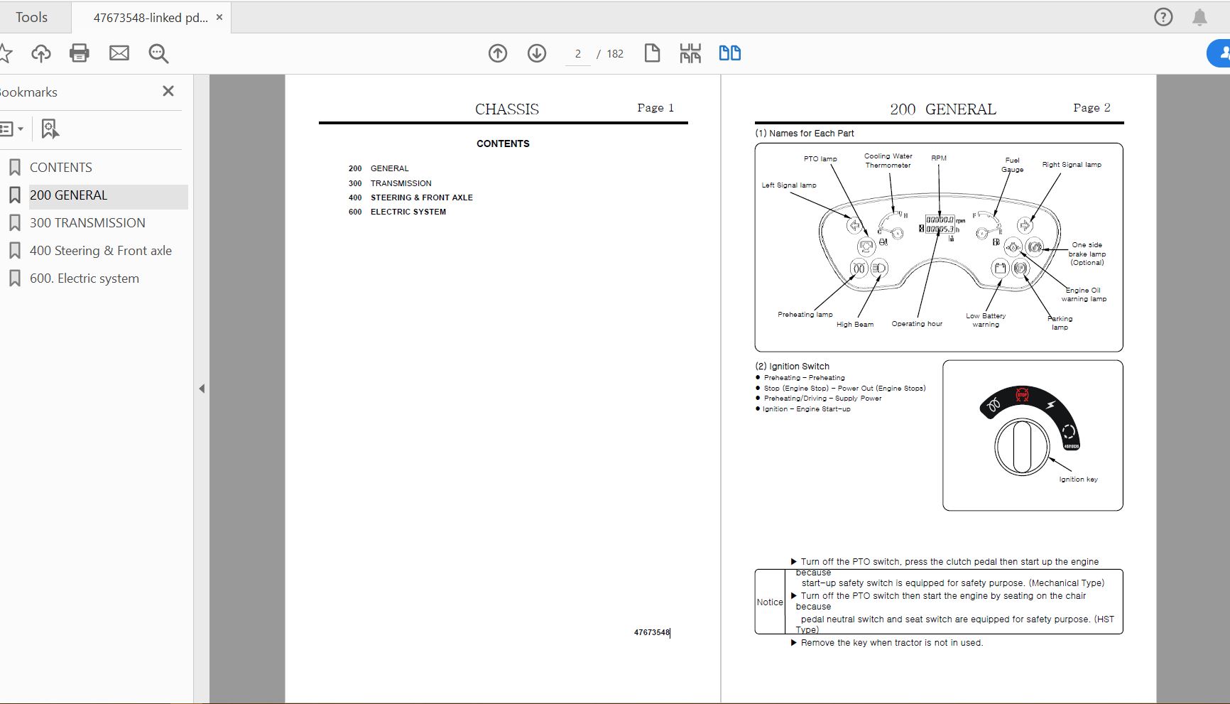 Case IH Tractor MAXXFARM 25 Service Manual47673548 2