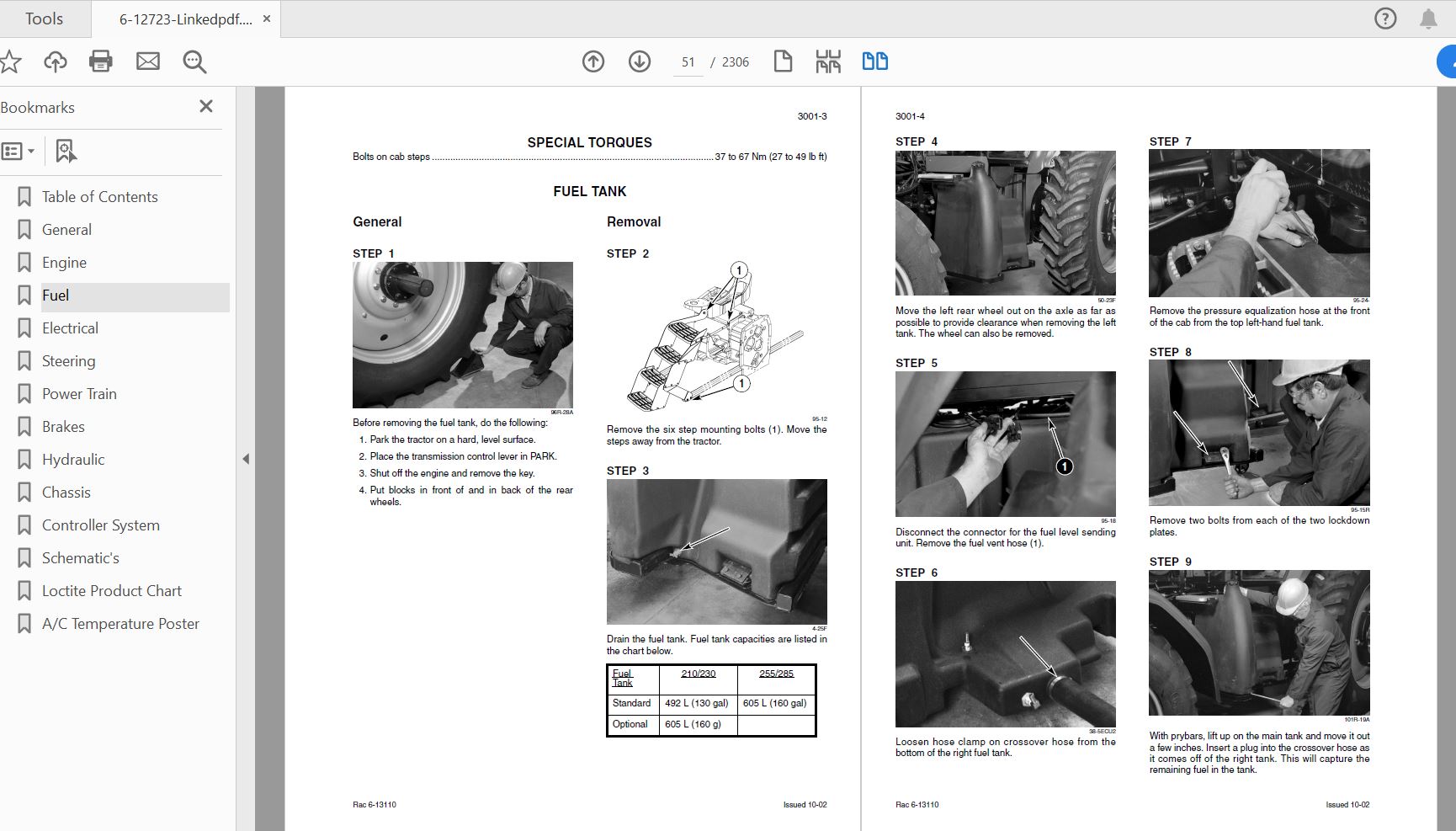 Case IH Tractor MX210MX230MX255MX285 Service Manual6 12723 2