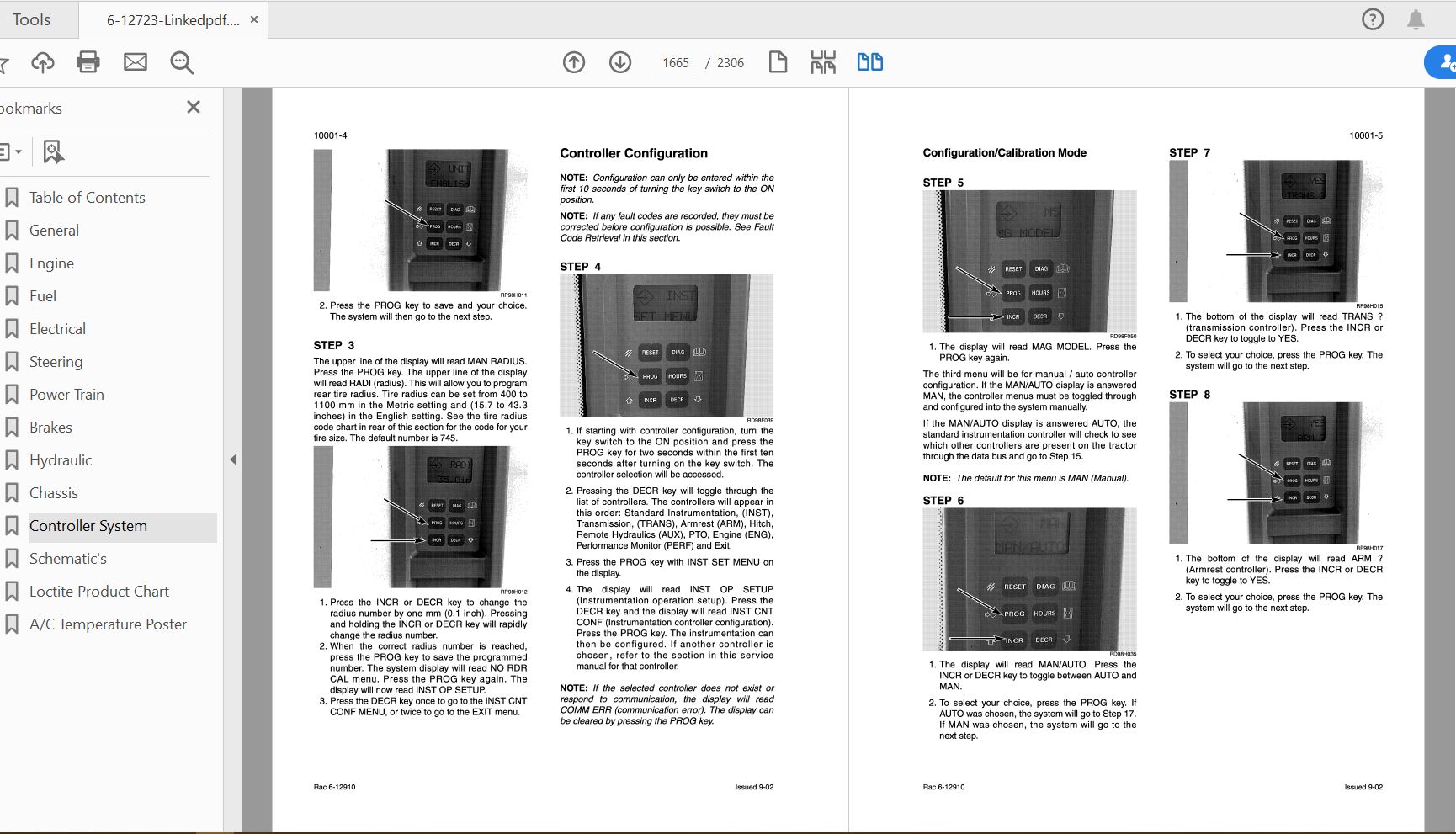 Case IH Tractor MX210MX230MX255MX285 Service Manual6 12723 3