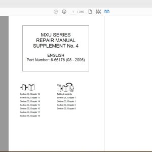 Case IH Tractor MXU100 110 115 125 135 SUPPLEMENT Service Manual6 66176 1
