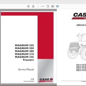 Case IH Tractor Magnum 225250280310335 Service Manual84318438 1