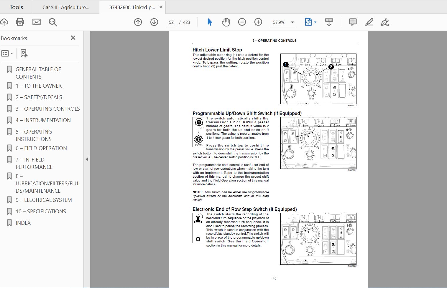 Case IH Tractor Magnum 255 Tractor Ermerging Market Operators Manual87482608 4