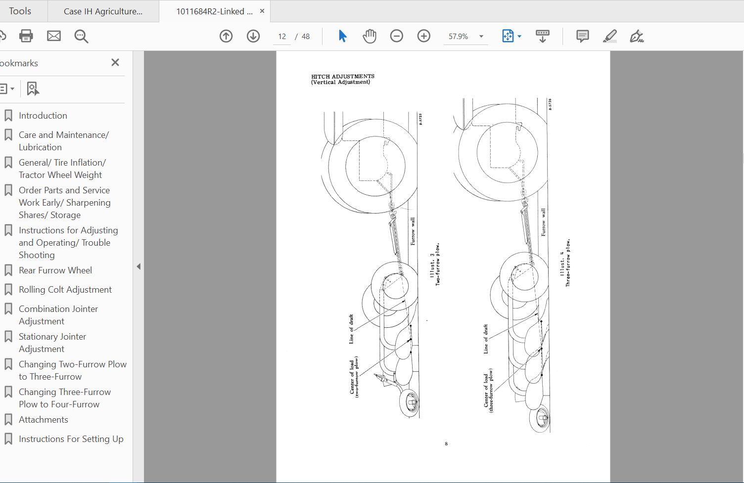 Case IH Tractor Mccormick 15 Tractor Plow Operators Manual1011684R2 3