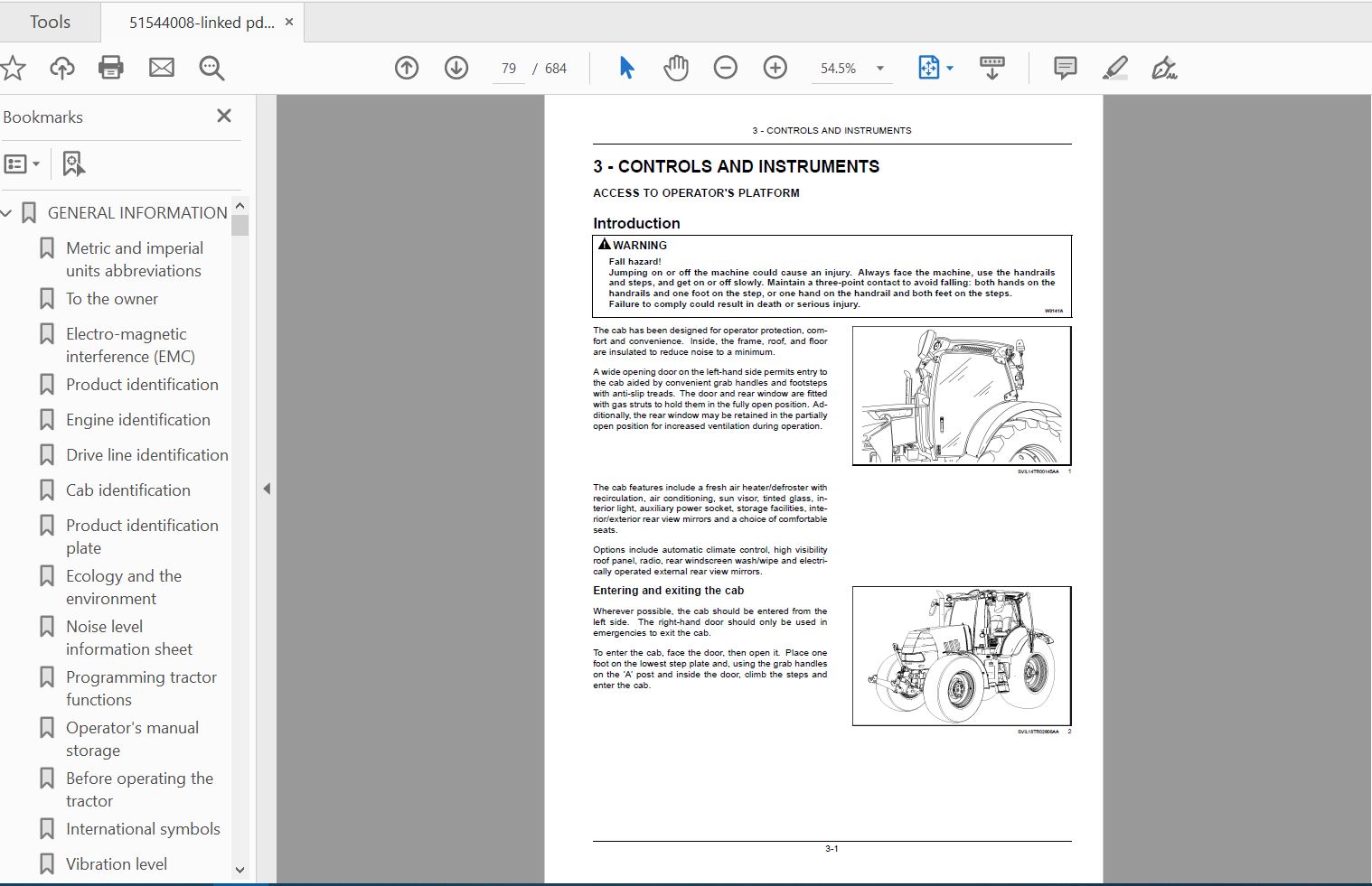 Case IH Tractor PUMA 150165 Multicontroller Stage IV Operators Manual51544008 2