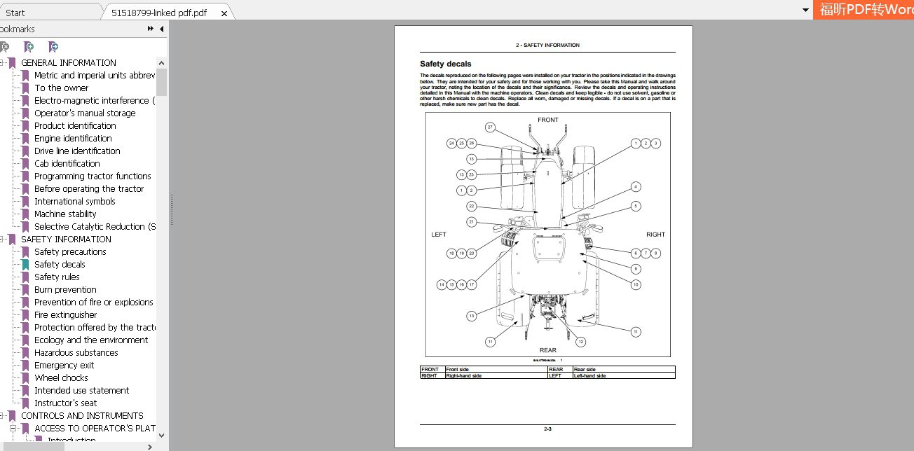 Case IH Tractor Puma 185 200 220 240 CVX TractorTier 4B Operators Manual51518799 2