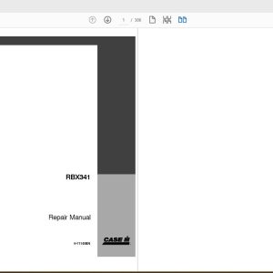 Case IH Tractor RBX341 Service Manual6 71140EN 1