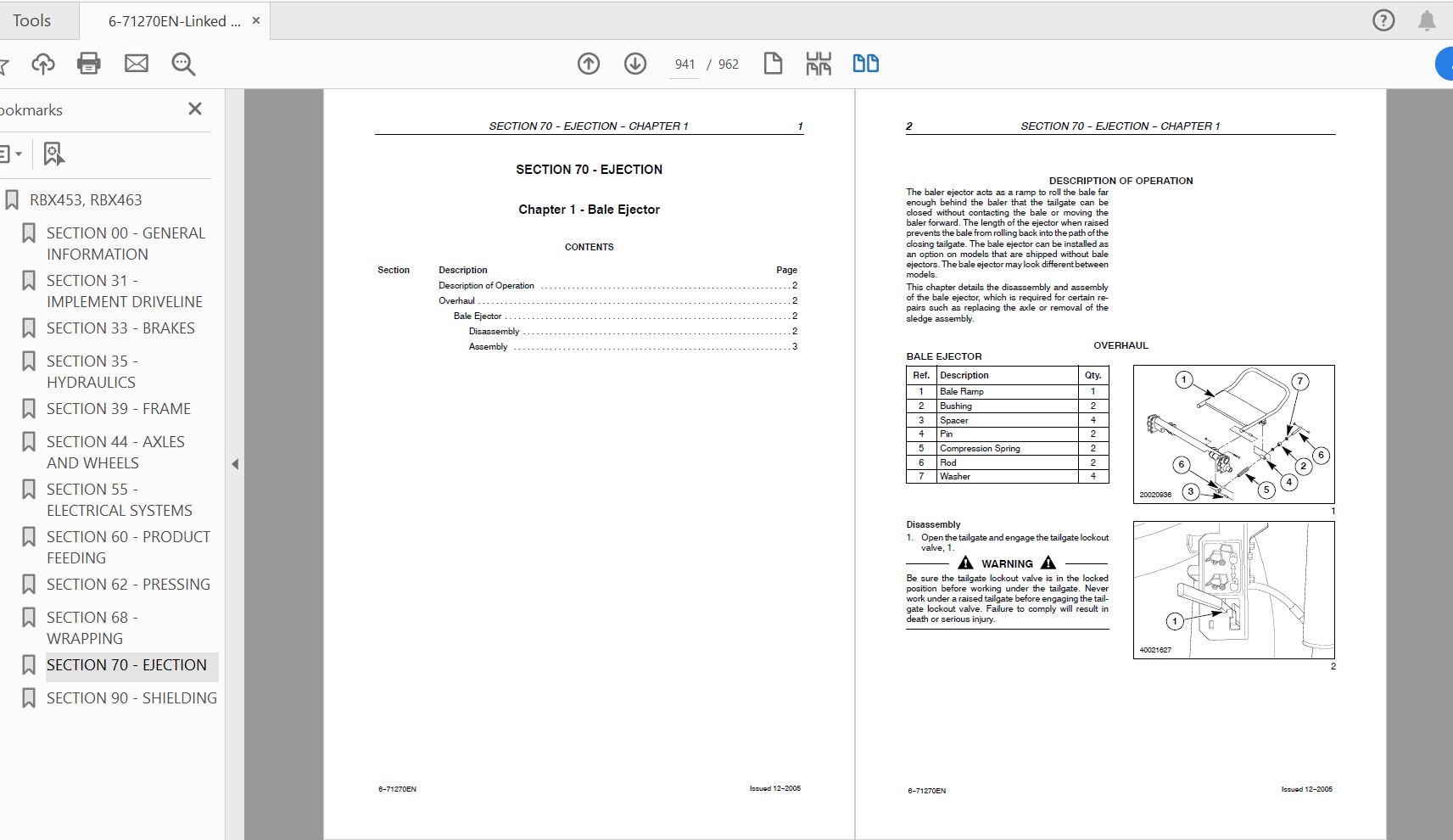 Case IH Tractor RBX453 463 Service Manual6 71270EN 3