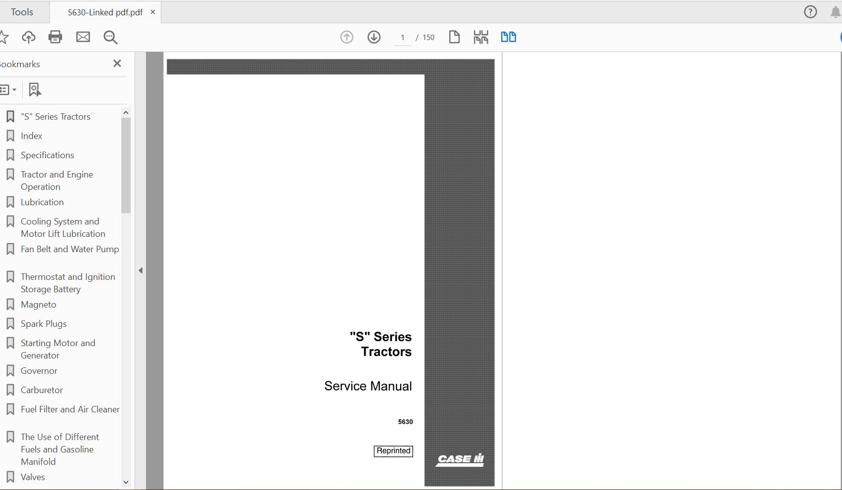 Case IH Tractor S Series Service Manual5630 1