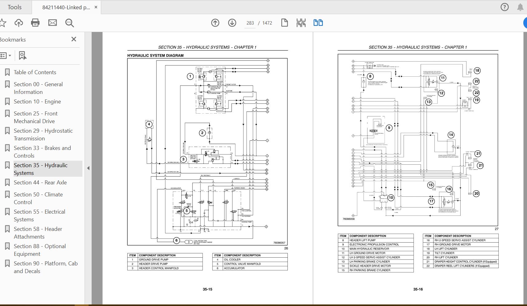 Case IH Tractor WD1203 Windrower Service Manual84211440 3