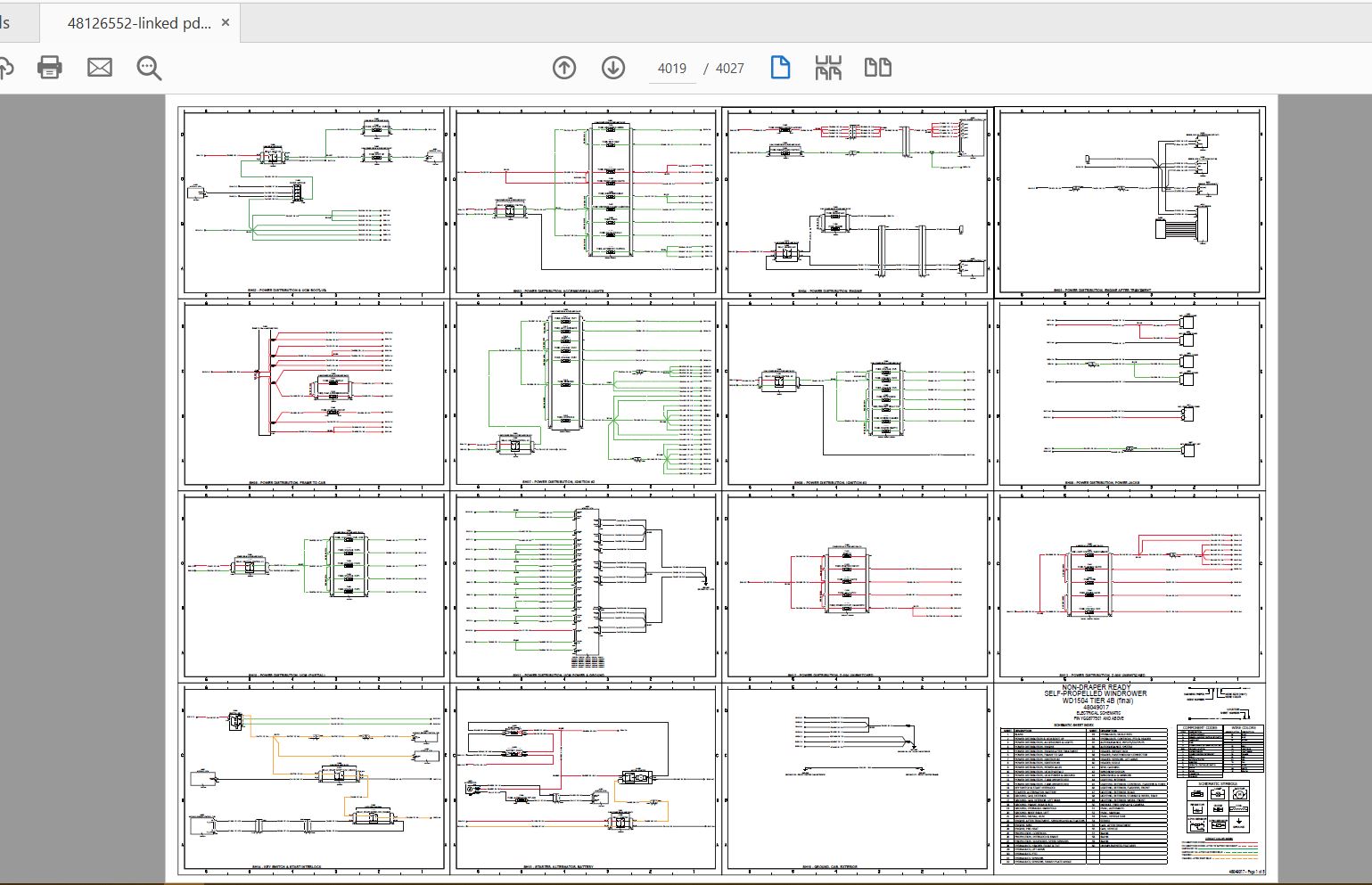 Case IH Tractor WD1504 Self Propelled Windrower   Tier 4B final Service Manual48126552 3
