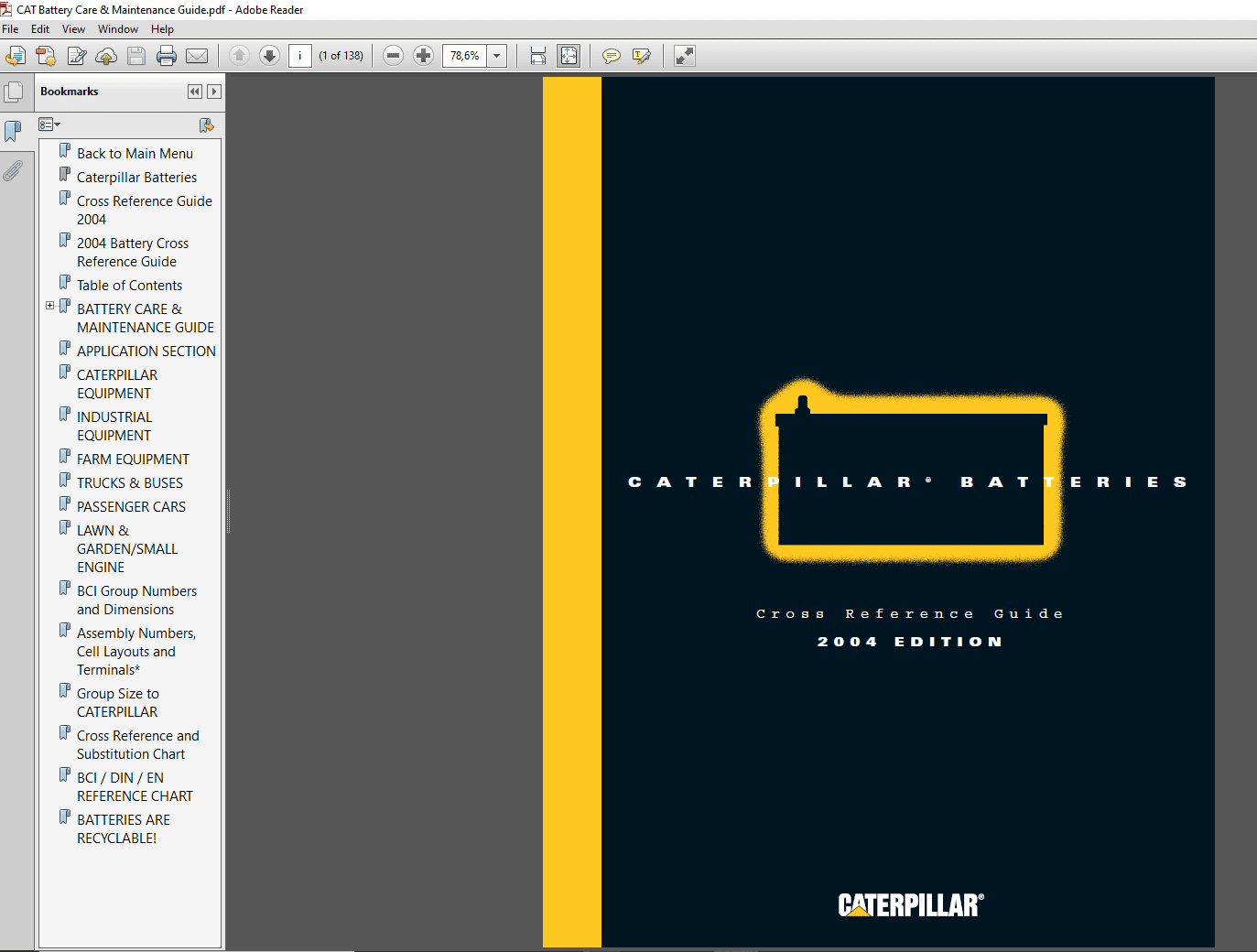 Caterpillar C11C13C15 On Highway Truck Engines Manuals CD1