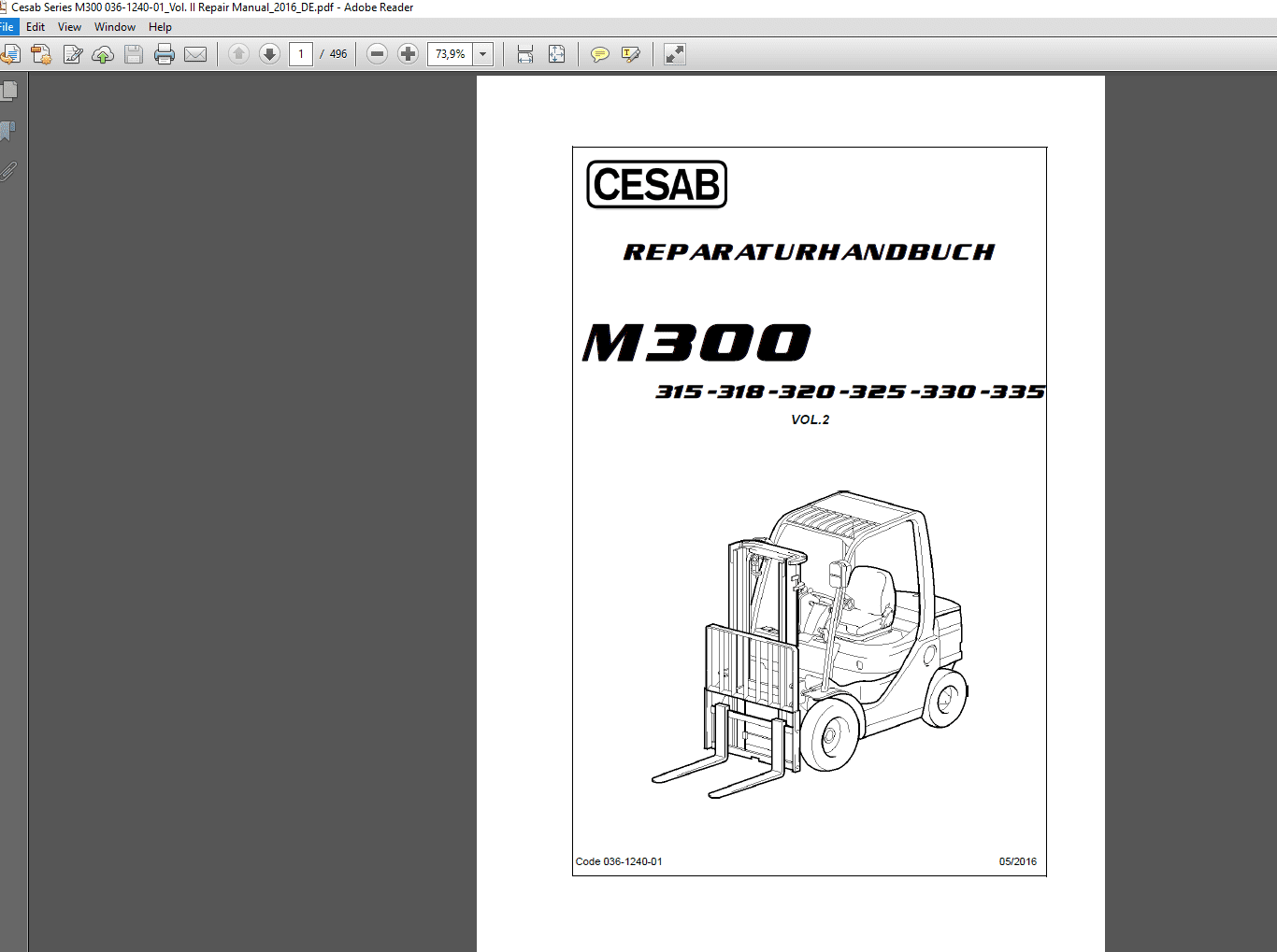 Cesab Forklift Full Repair Manuals 2019 GERMANDE 4
