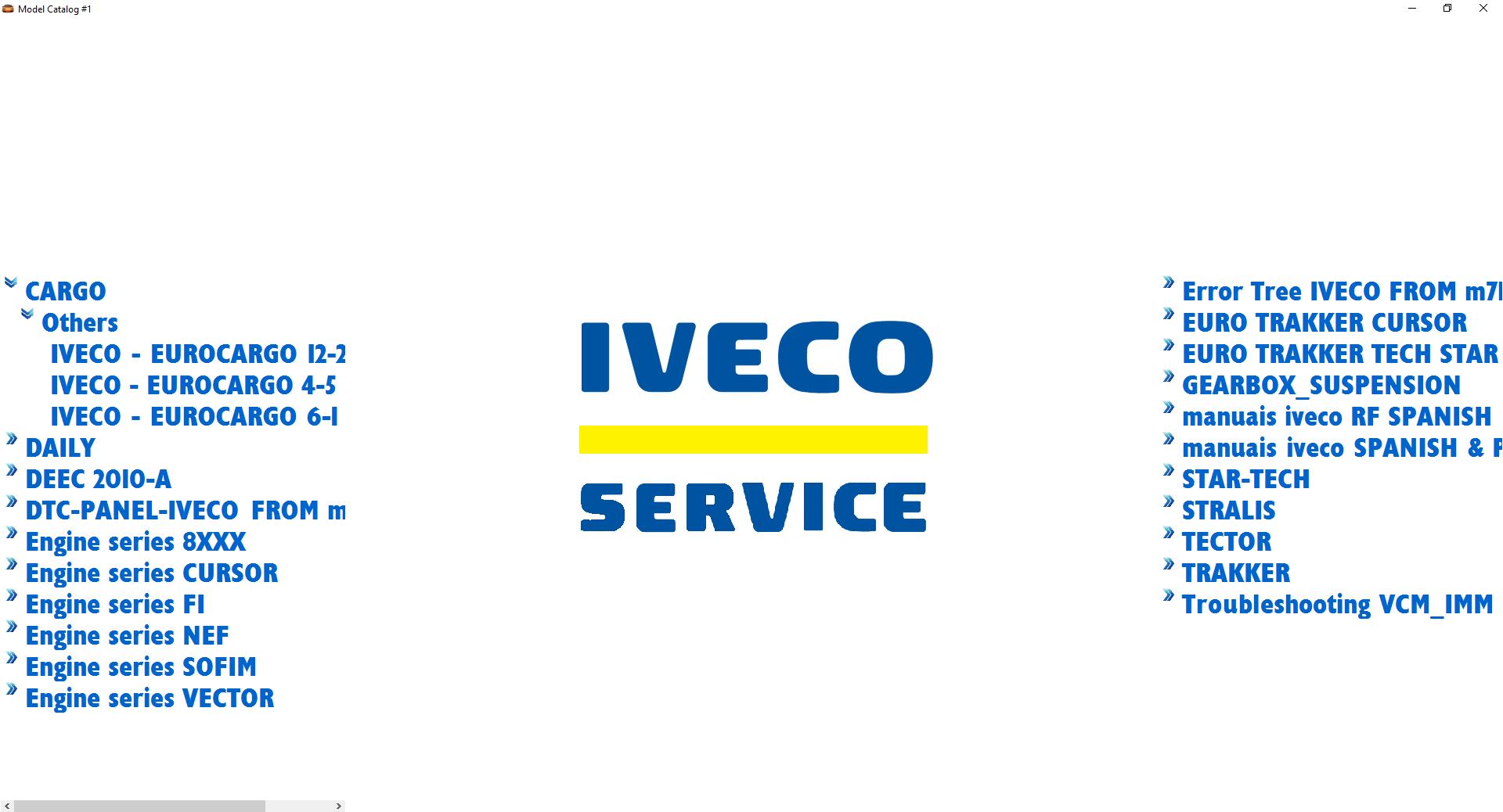 IVECO Truck Full Package Service Manual DVD1