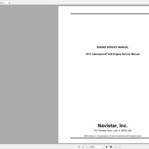 International A26 2017 Engine 0000870980 Service Manual2019 1