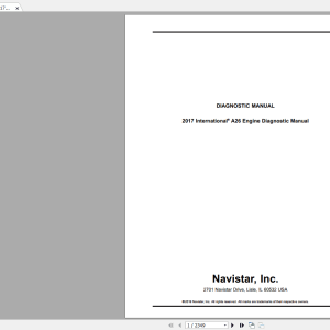International A26 2017 Engine 0000876391 Diagnostic Manual2019 1