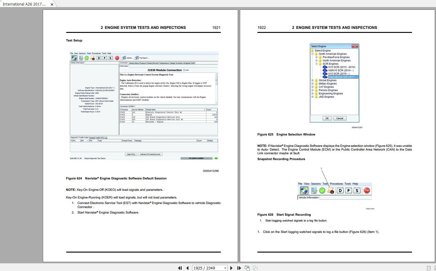 International A26 2017 Engine 0000876391 Diagnostic Manual2019 4
