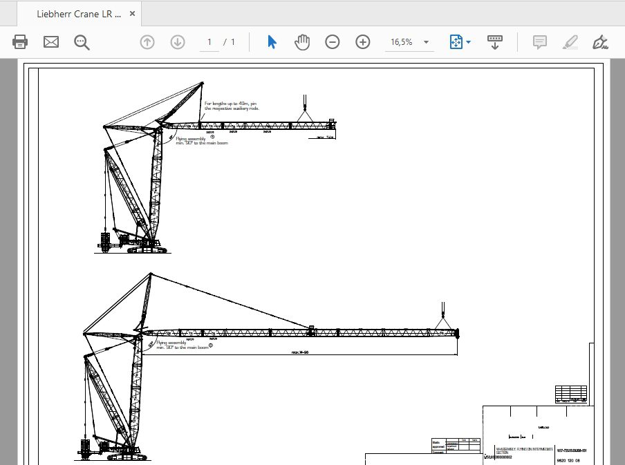 Liebherr Crane LR 1750 2 2