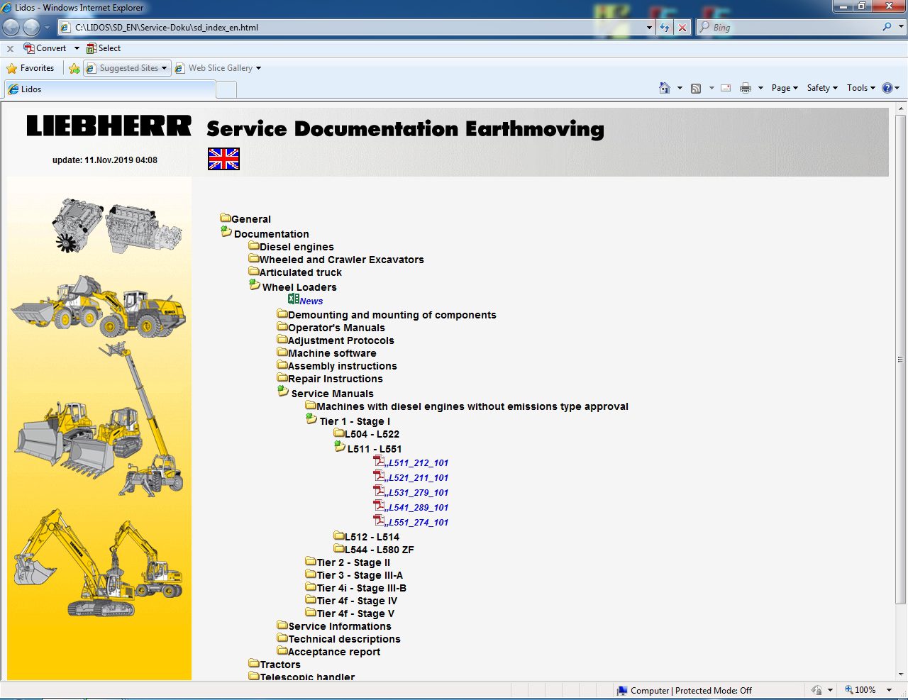 Liebherr Lidos Parts and Service Documentation Offline 112019 1